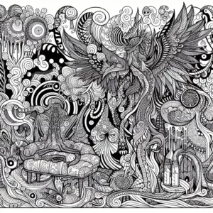 Unleash Your Inner Artist: Explore the Mind-Bending World of Psychedelic Trippy Coloring Pages!