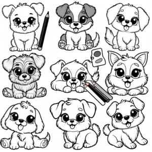 Unleash Your Creativity with Our Dogs Coloring Page Collection!